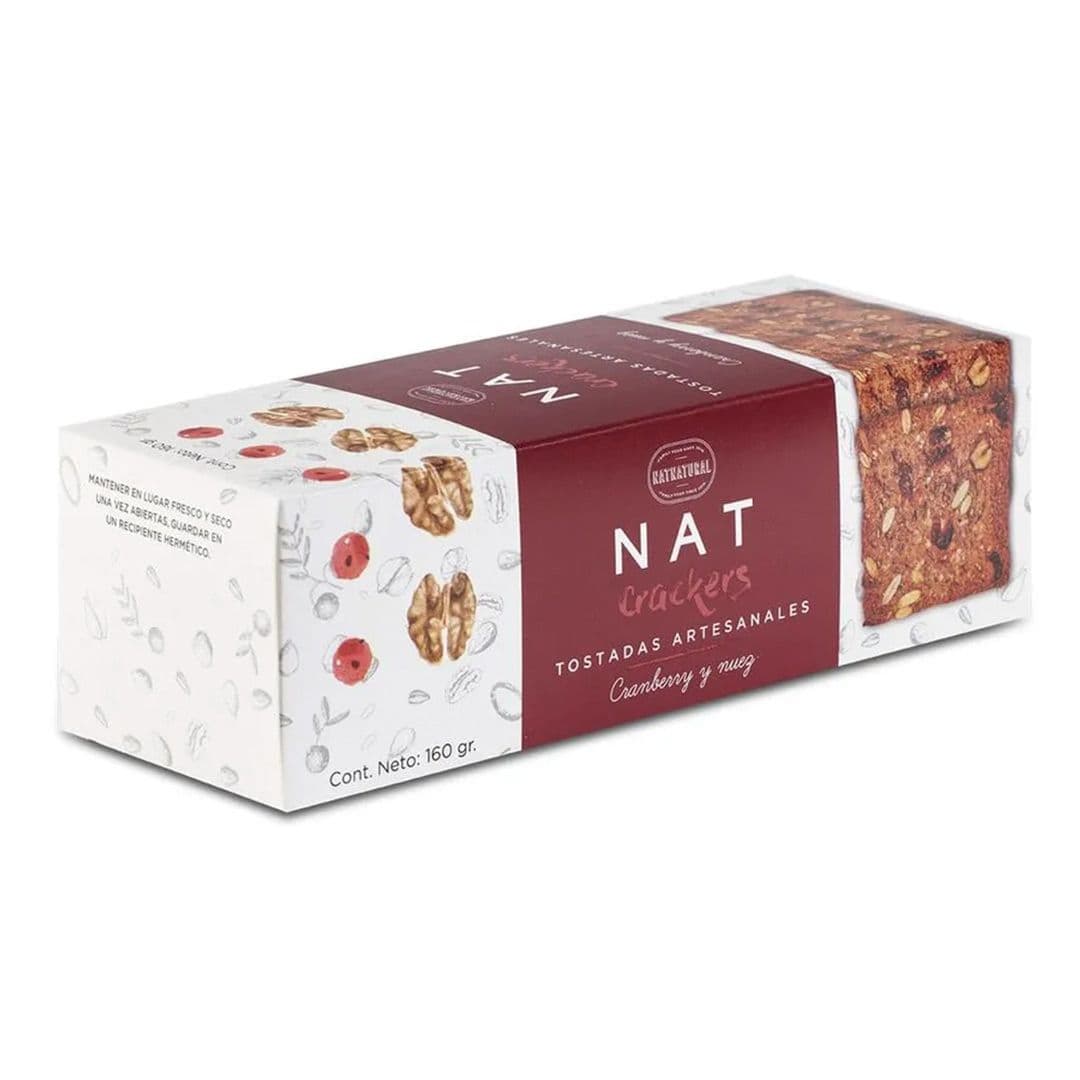 Galletas Natcrackers Cranberry Nuez 160 grs._1