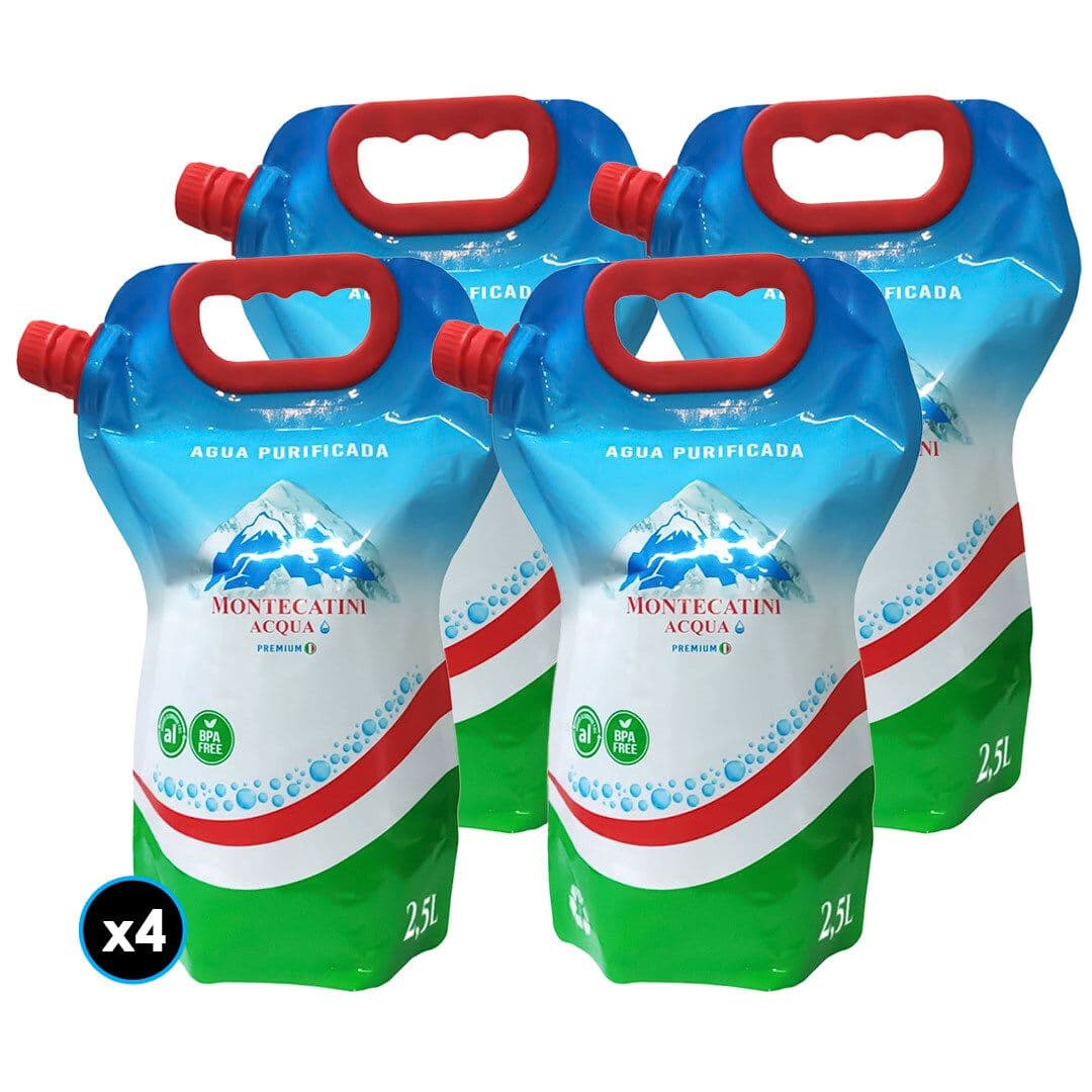 4x Agua Purificada Montecatini Sin Gas 2.5 L_1