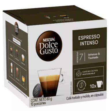 Cápsulas Café Nescafé Dolce Gusto Espresso Intenso (10 Cápsulas)_1