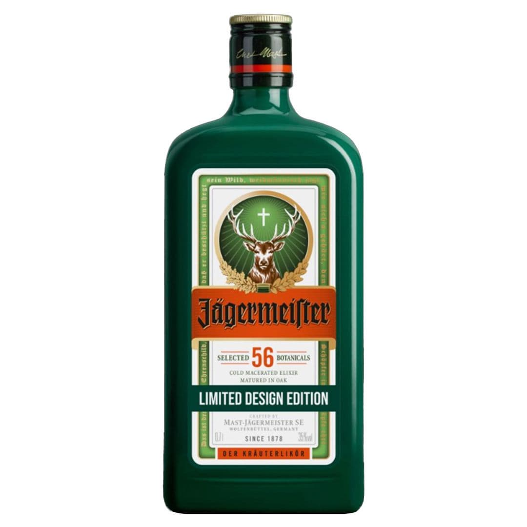 Licor Jagermeister Pantone Herbal Green 700cc 35°alc._1