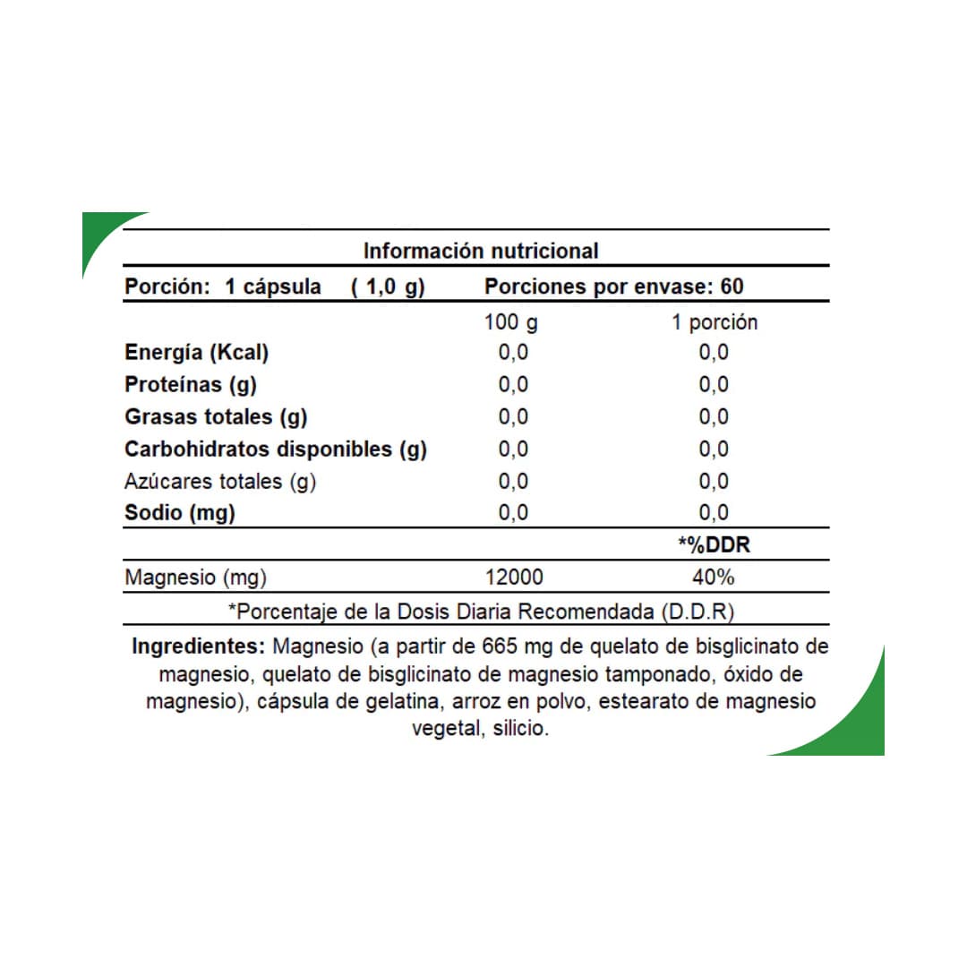 Suplemento Natures Truth Magnesio Glicinato 665mg (60 Unidades)_2