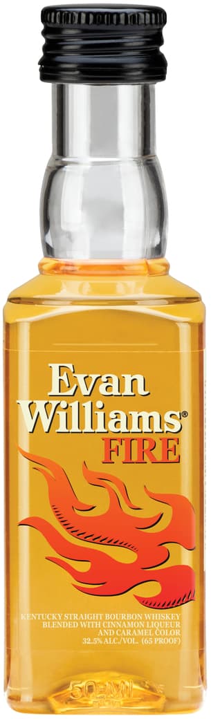 Whiskey Bourbon Evan Williams Fire 50cc_1