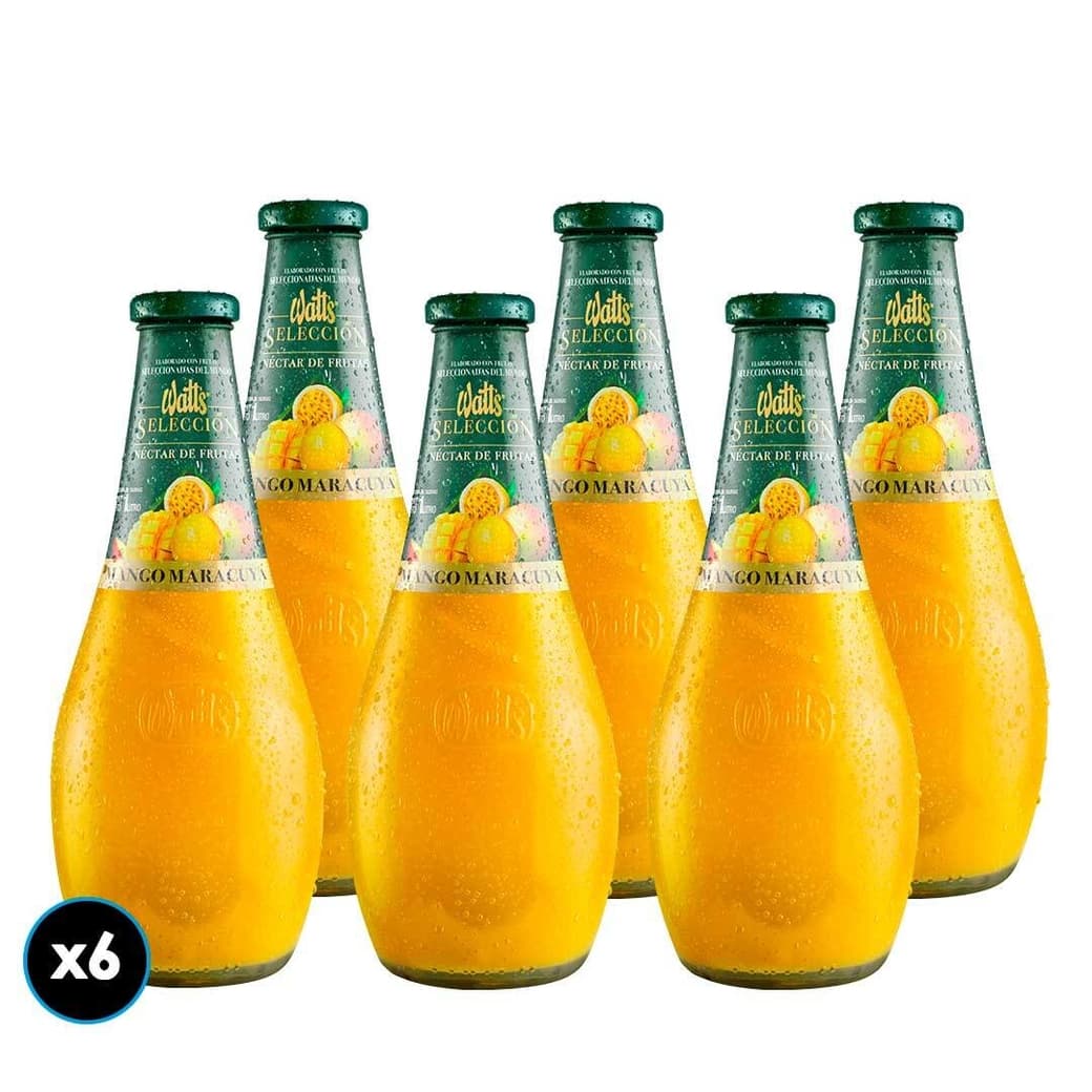 6x Jugos Watts Seleccion Mango-Maracuya 1 Litro_1