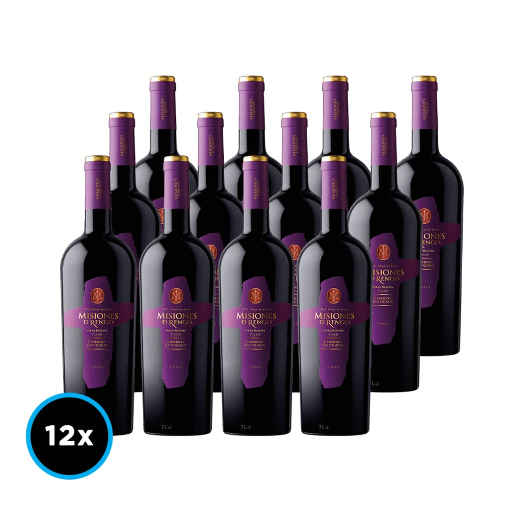 CAJA MISIONES DE RENGO CUVEE (Cabernet): 12x Vino Misiones de Rengo Gran Reserva Cuvee Cabernet Sauvignon 750cc_1