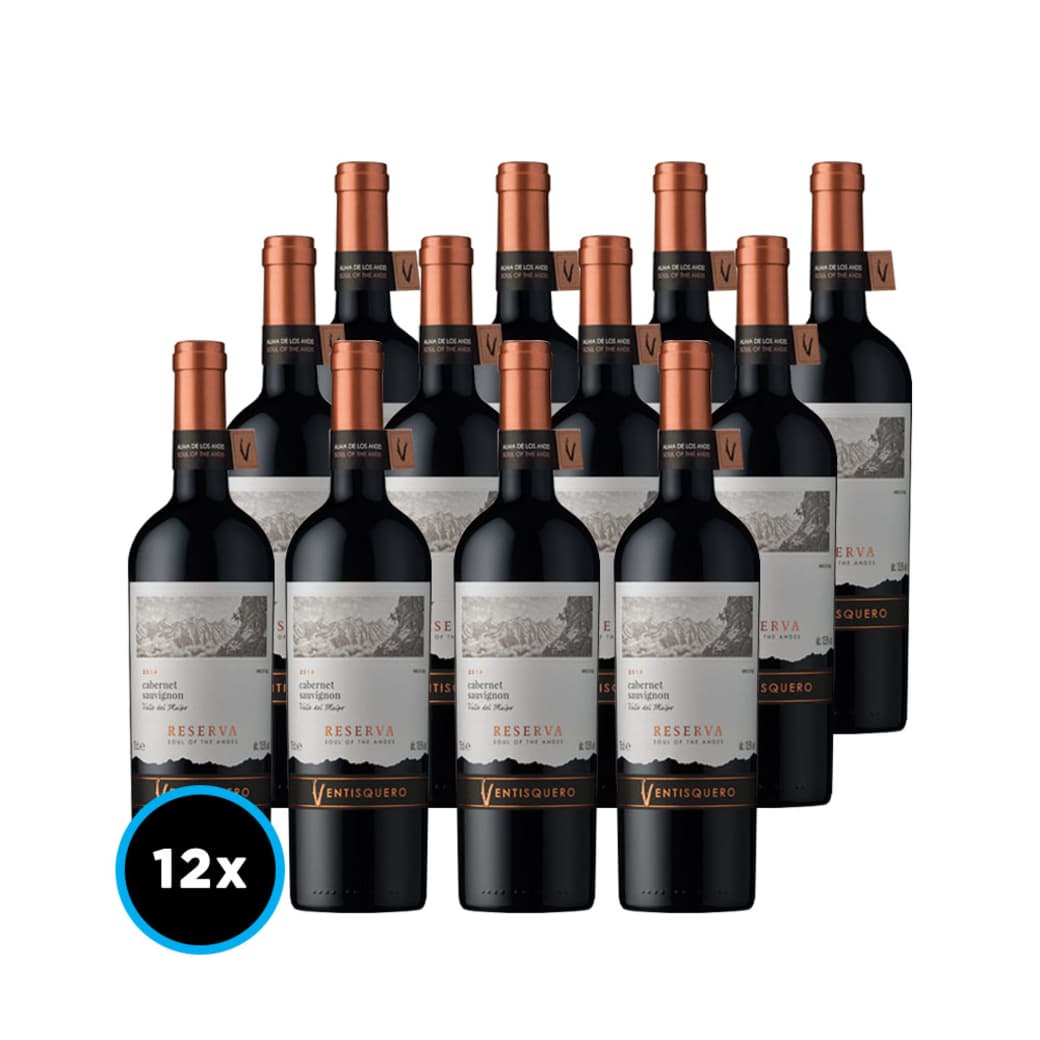 CAJA VENTISQUERO RESERVA (Cabernet): 12x Vino Ventisquero Reserva Cabernet Sauvignon 750cc_1