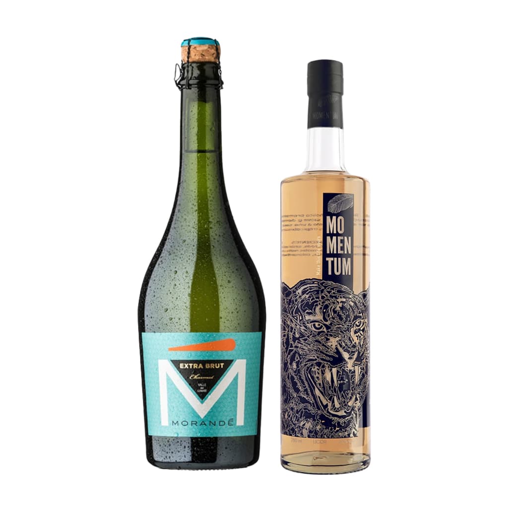PACK MOMENTUM – MORANDE: 1x Licor Momentum + 1x Espumante Morande Extra Brut Charmat 750cc_1