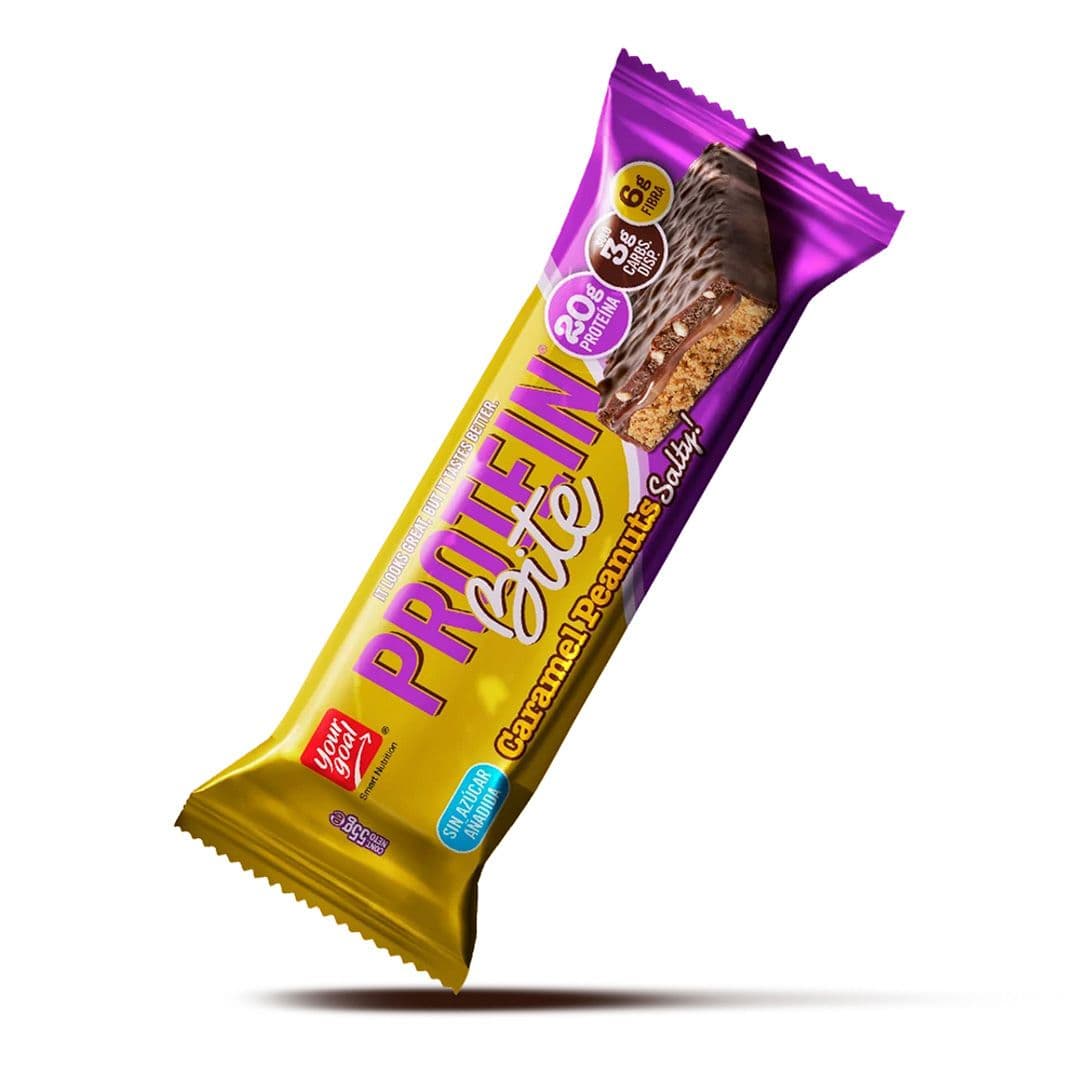 Barras de Proteína Bite Caramel Peanuts 55 grs (4 unidades)_2