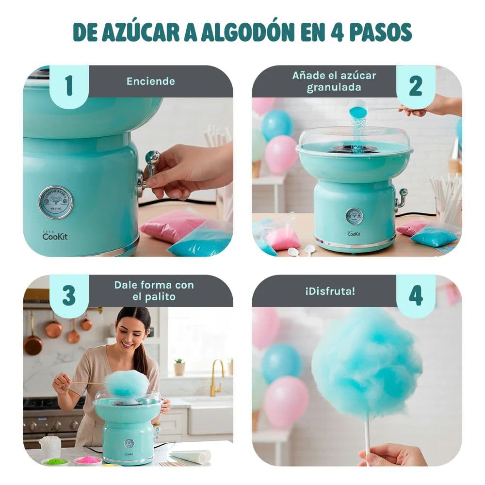 Máquina para Algodón de Azúcar Cook it_5
