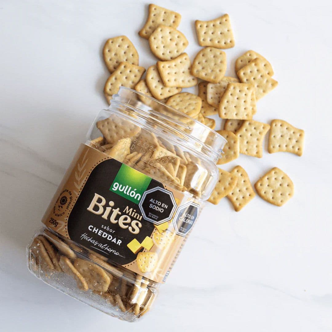 Galletas Mini Bites Cheddar Gullon 250 gr_2