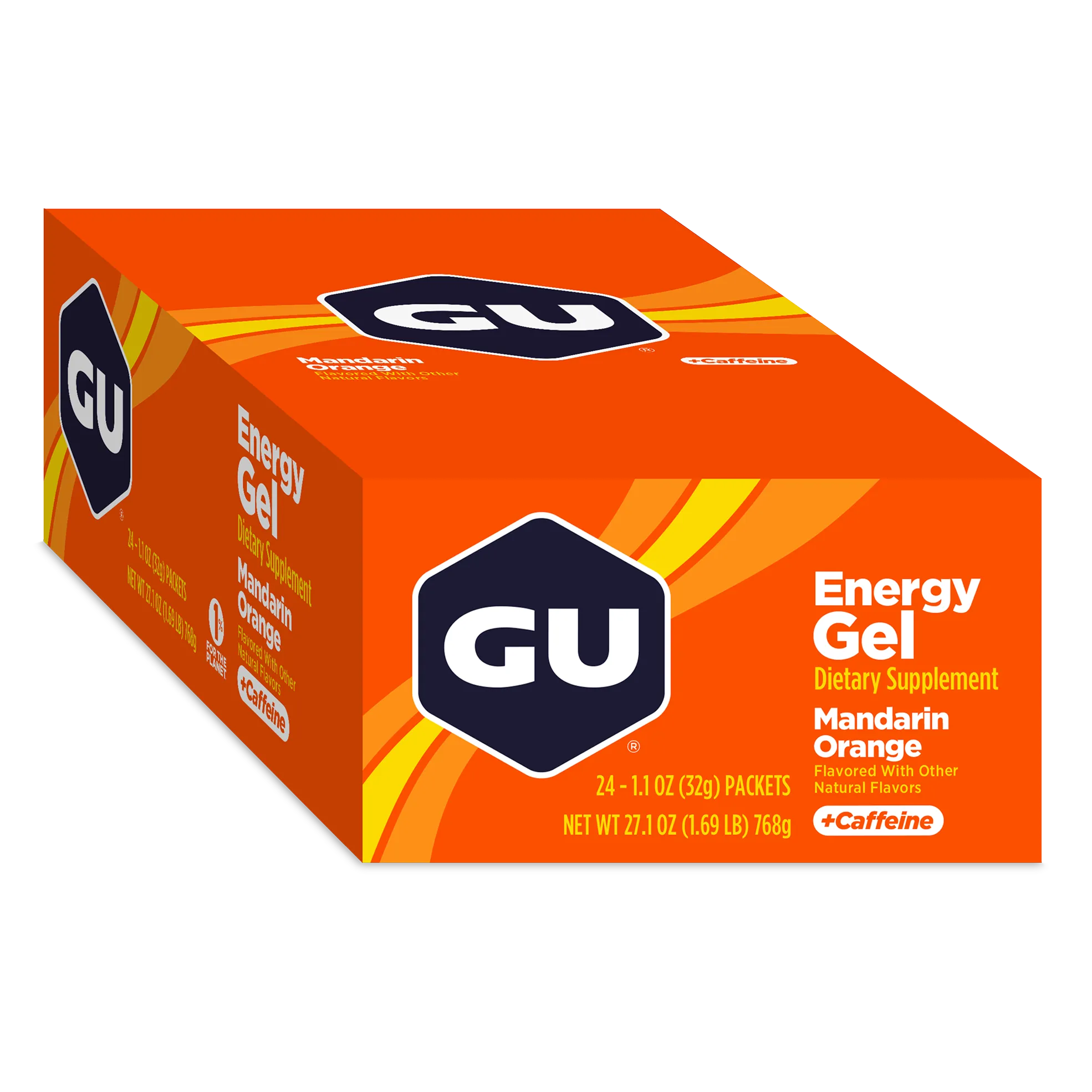 Gel Energético GU Mandarin Orange con Cafeína 32 grs (24 unidades)._3
