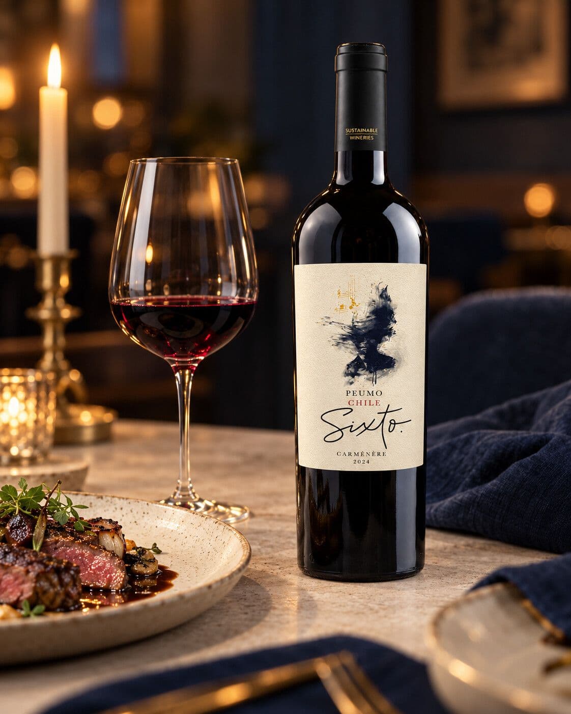 Vino Sixto Peumo Carmenere 750cc_4