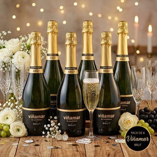 CAJA VIÑAMAR BRUT: 6x Espumantes Viñamar Charmat Brut 750cc_3