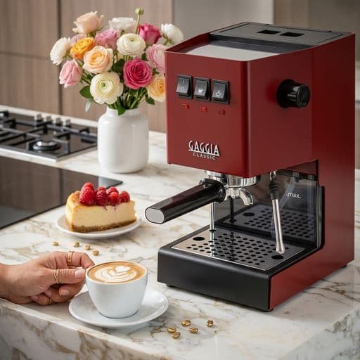 Cafetera Gaggia Espresso Classic Pro E24 Color Vibes (Rojo)_2