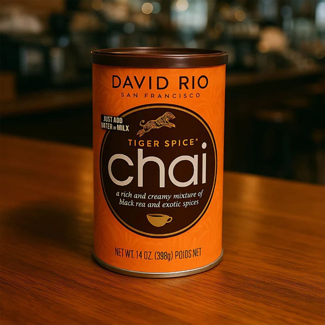 PACK CHAI DAVID RIO: 1x Té Tiger Spice Chai David Rio Tarro 398gr + 1x Té Power Chai Matcha - Vegano David Rio Tarro 398gr_3