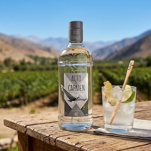 Pisco Alto del Carmen Transparente 750cc 40º alc._4