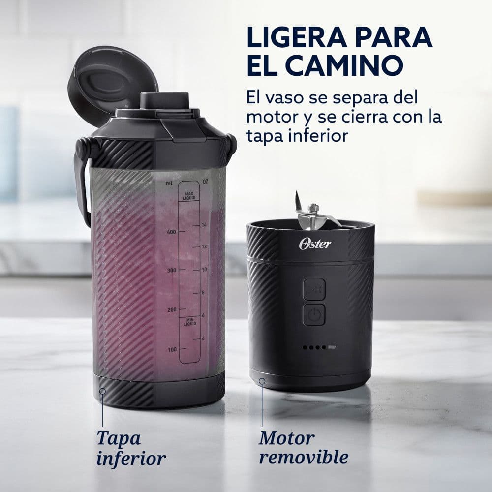 Licuadora Oster Portátil GoMAX 590 ml Negra BLSTGFP-B20-000_6