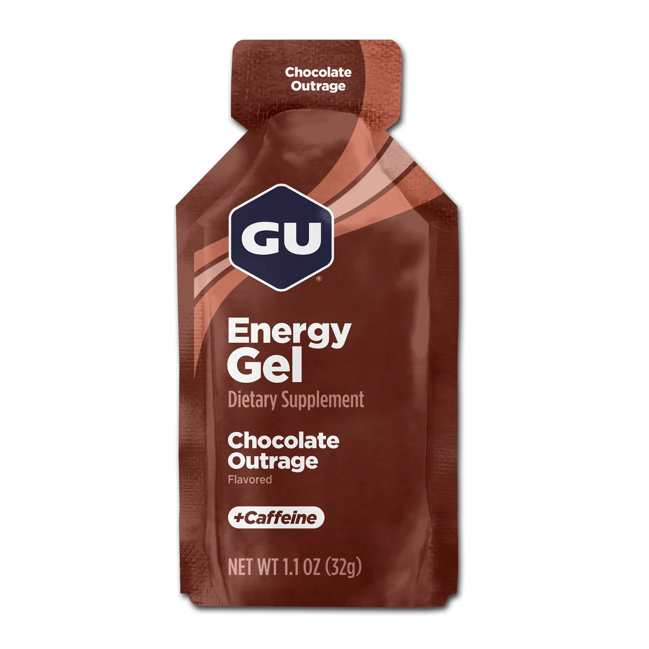 Gel Energético GU Chocolate Outrage con Cafeína 32 grs (24 unidades)_2