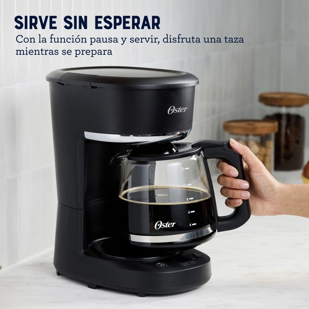 Cafetera Oster de Goteo Programable 12 Tazas Negra BVSTDCP121B-052_7